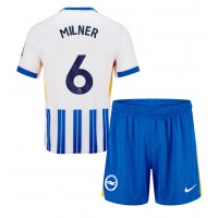 Maglie da calcio Brighton James Milner #6 Prima Maglia Bambino 2024-25 Manica Corta (+ Pantaloni corti)